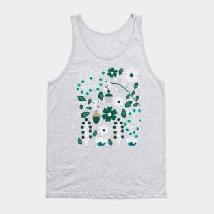 Fresh botany with cute birds Tank Top